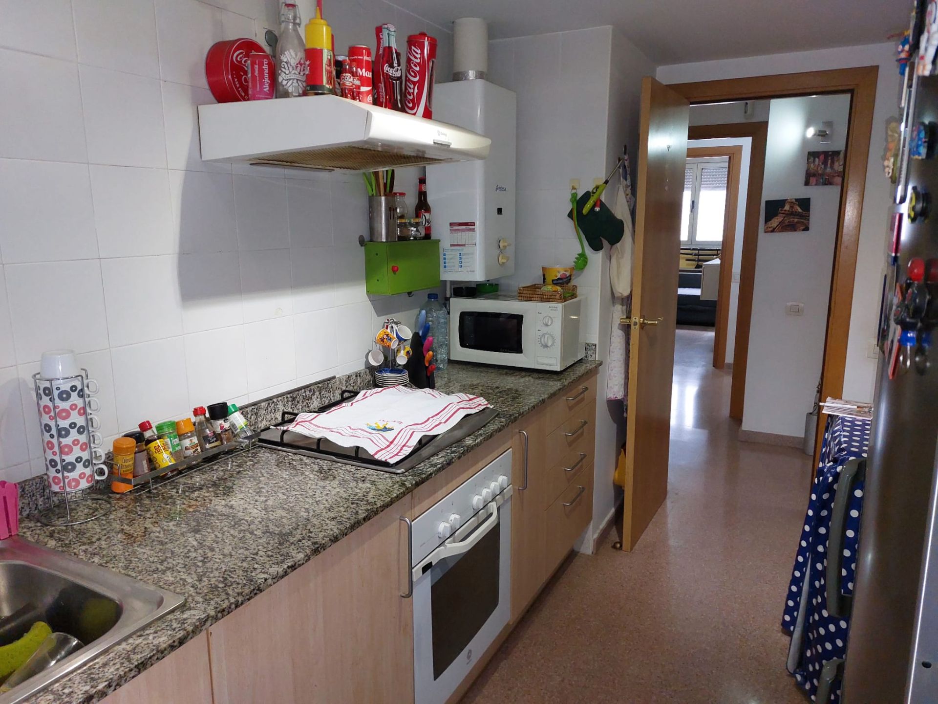 Kitchen of Flat for sale in  Barcelona Capital  with Oven and Balcony
