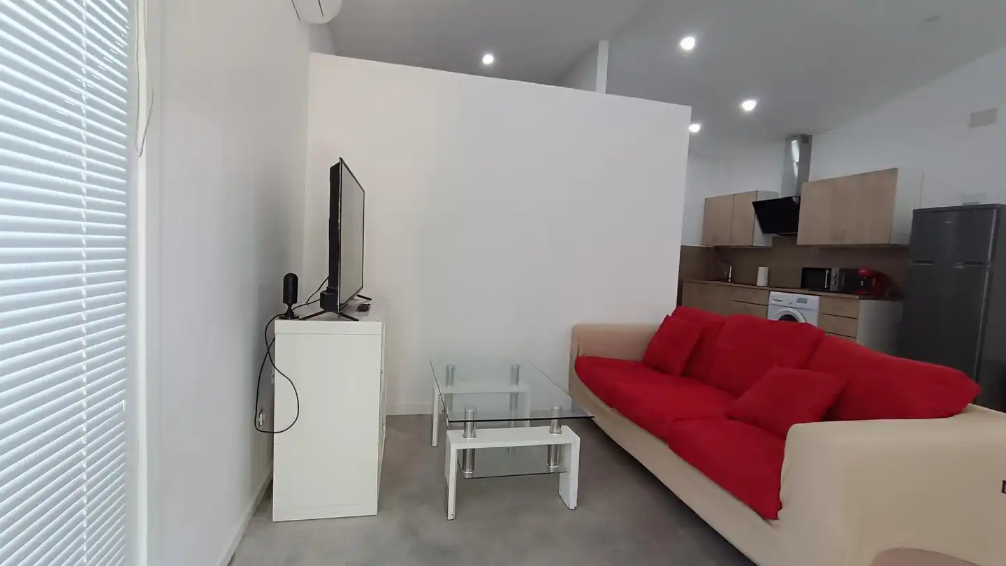 Sala d'estar de Casa o xalet en venda en Poio amb Calefacció, Terrassa i Moblat