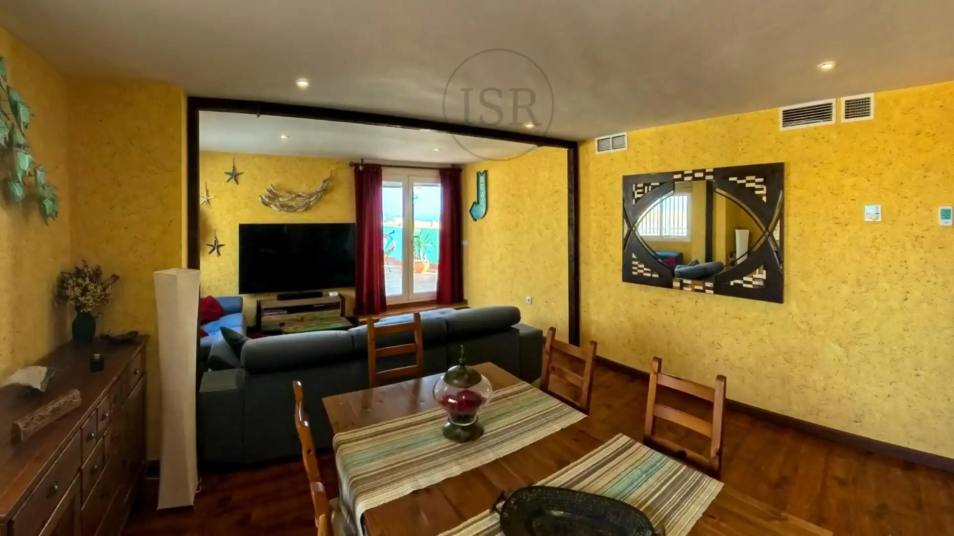 Sala de estar de Ático en venta en Garrucha con Aire acondicionado, Terraza y Trastero