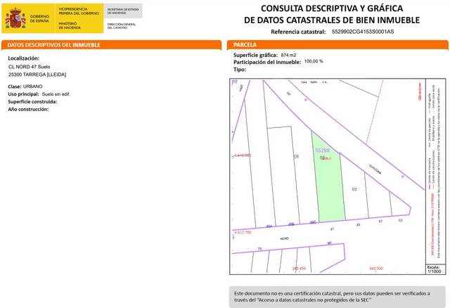 Terreno residencial en Venta en NORD en Tàrrega