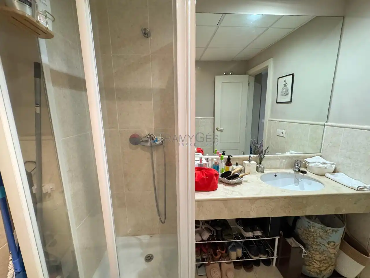 Badezimmer von Wohnungen zur Miete in Mondariz-Balneario mit Heizung und Möbliert