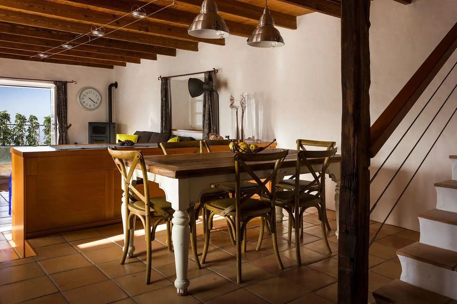 Esszimmer von Country house zum Verkauf in Santa Úrsula mit Privatgarten, Terrasse und Schwimmbad
