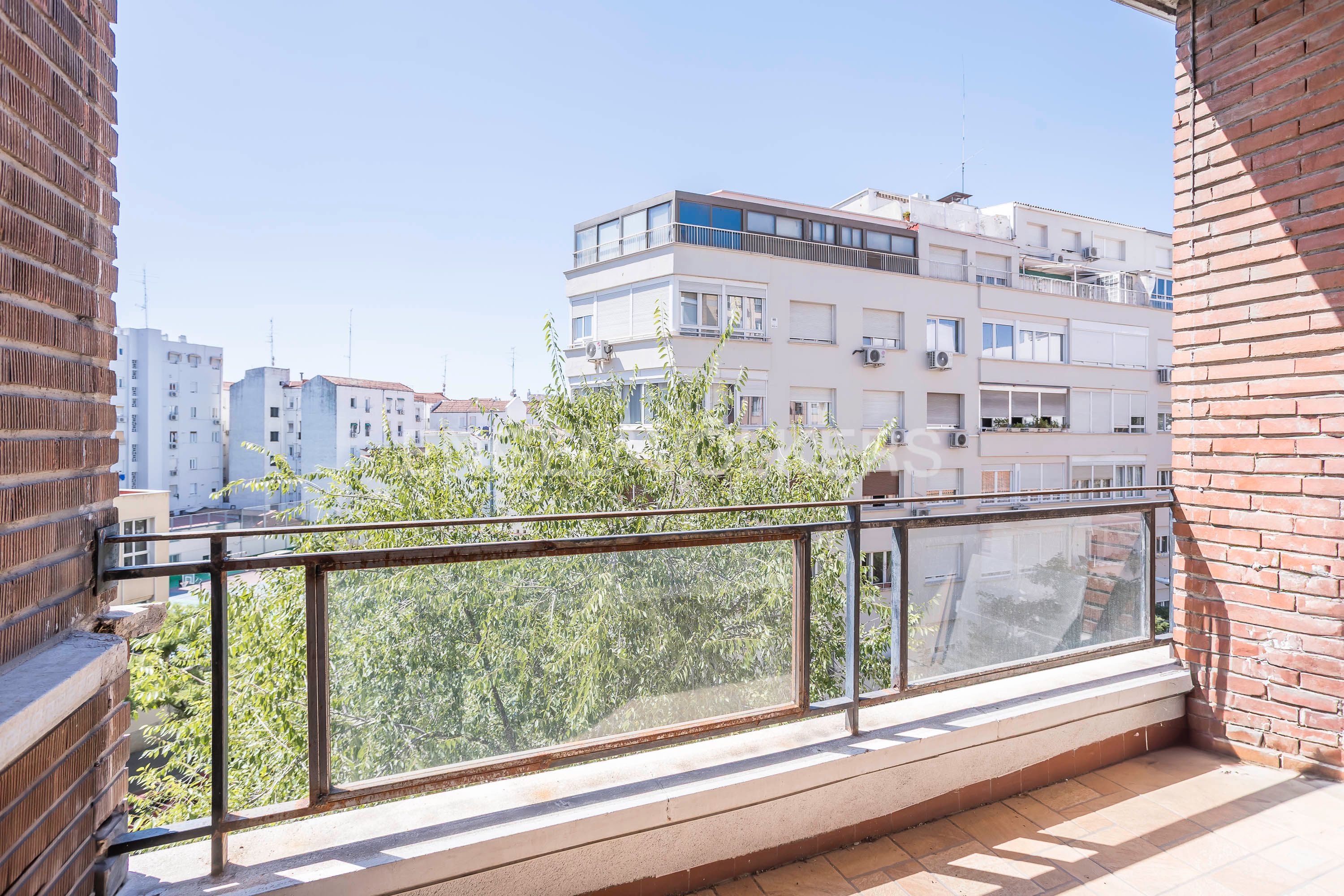 Terrace of Apartment for sale in  Madrid Capital  with Air Conditioner, Heating and Balcony