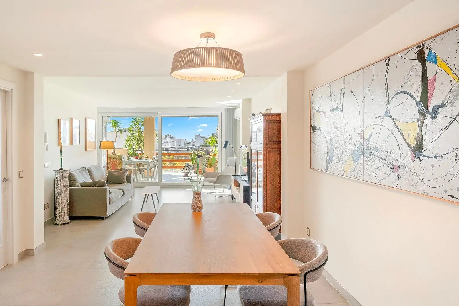Comedor de Ático en venta en  Palma de Mallorca con Aire acondicionado, Calefacción y Terraza