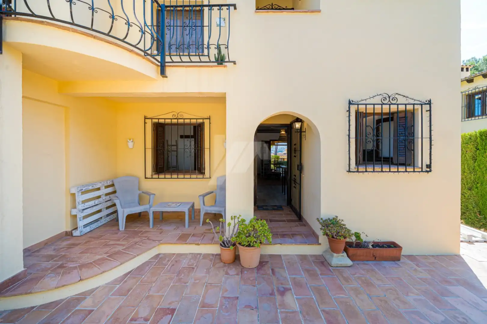 Terrassa de Apartament en venda en Moraira amb Aire condicionat, Calefacció i Jardí privat