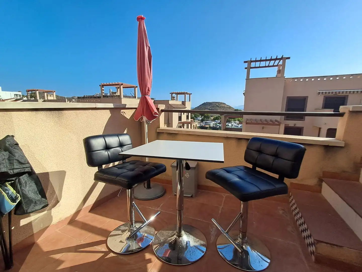 Terrasse von Dachboden zum Verkauf in Águilas mit Klimaanlage, Heizung und Privatgarten