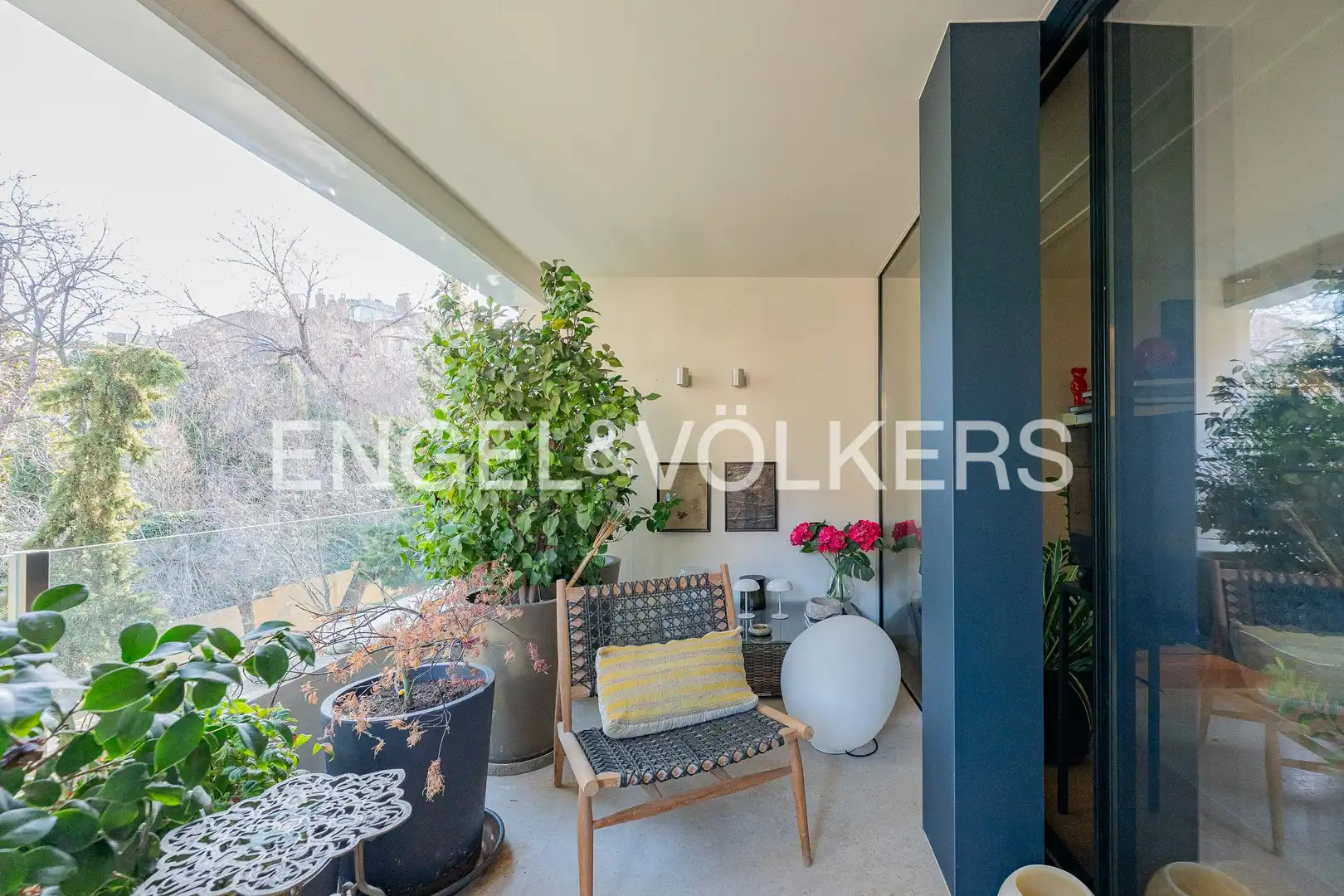 Terrasse von Wohnung zum Verkauf in Madrid mit Klimaanlage, Heizung und Privatgarten