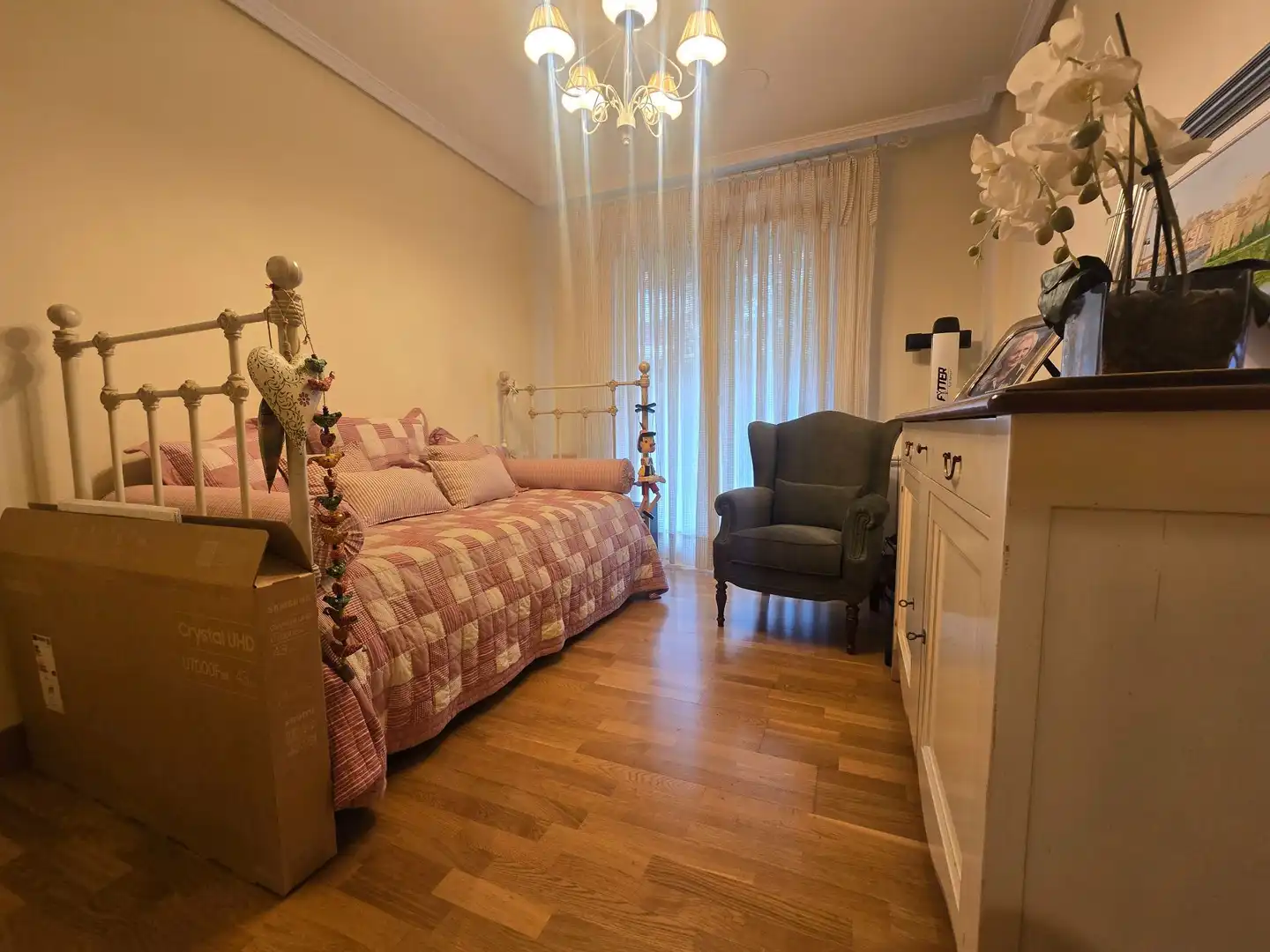 Dormitori de Apartament en venda en Villamediana de Iregua amb Calefacció, Jardí privat i Terrassa