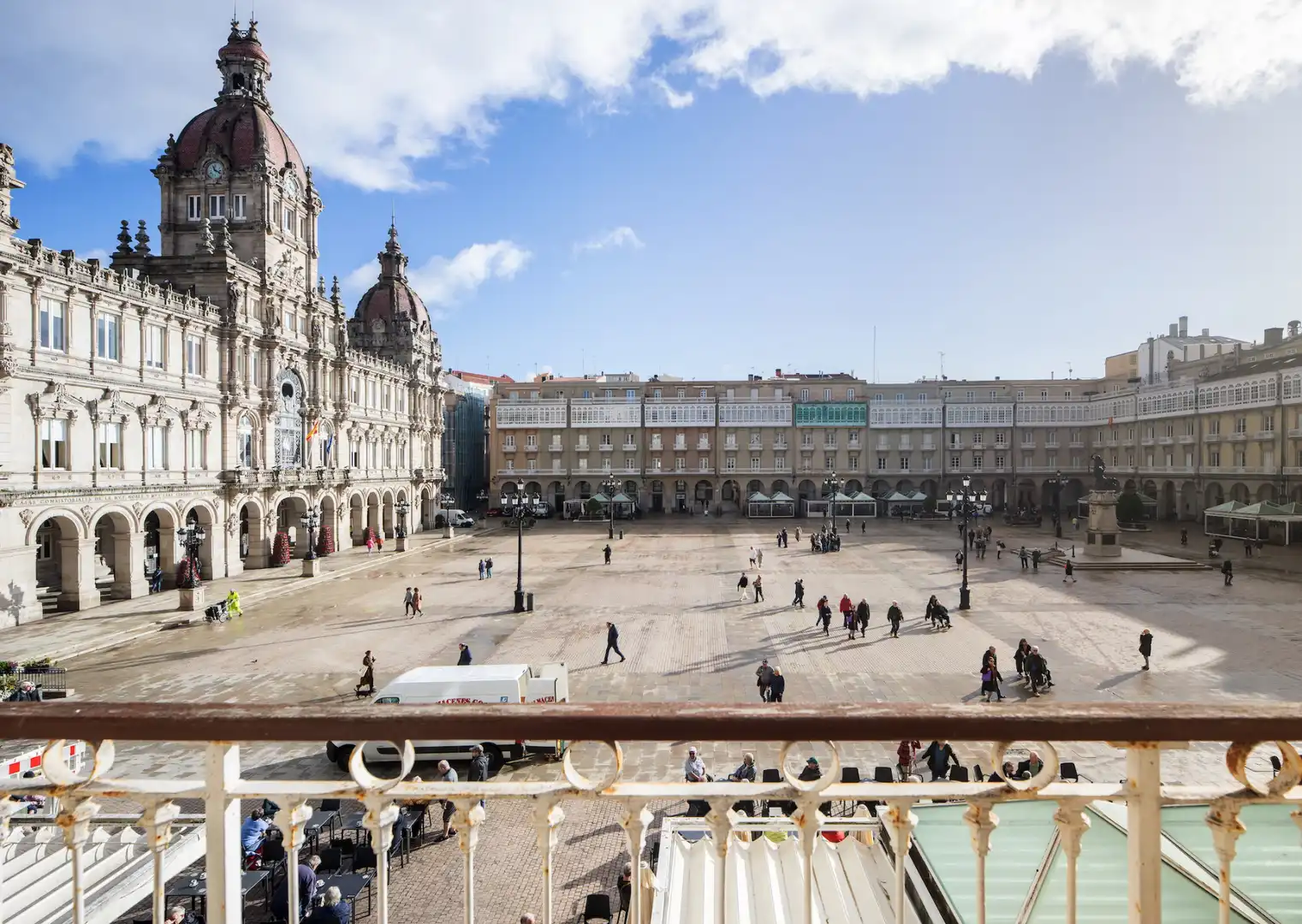 Terrace of Flat for sale in A Coruña Capital   with Heating, Storage room and Balcony