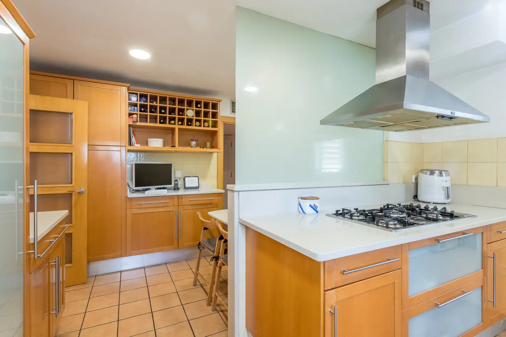 Küche von Wohnung zum Verkauf in Barcelona mit Klimaanlage, Heizung und Parkett