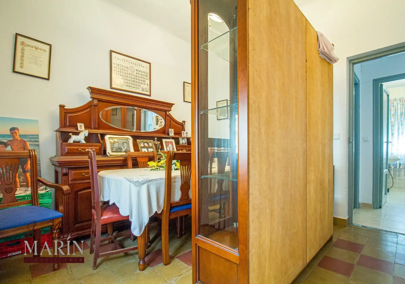 Menjador de Casa adosada en venda en Badajoz amb Aire condicionat, Jardí privat i Terrassa