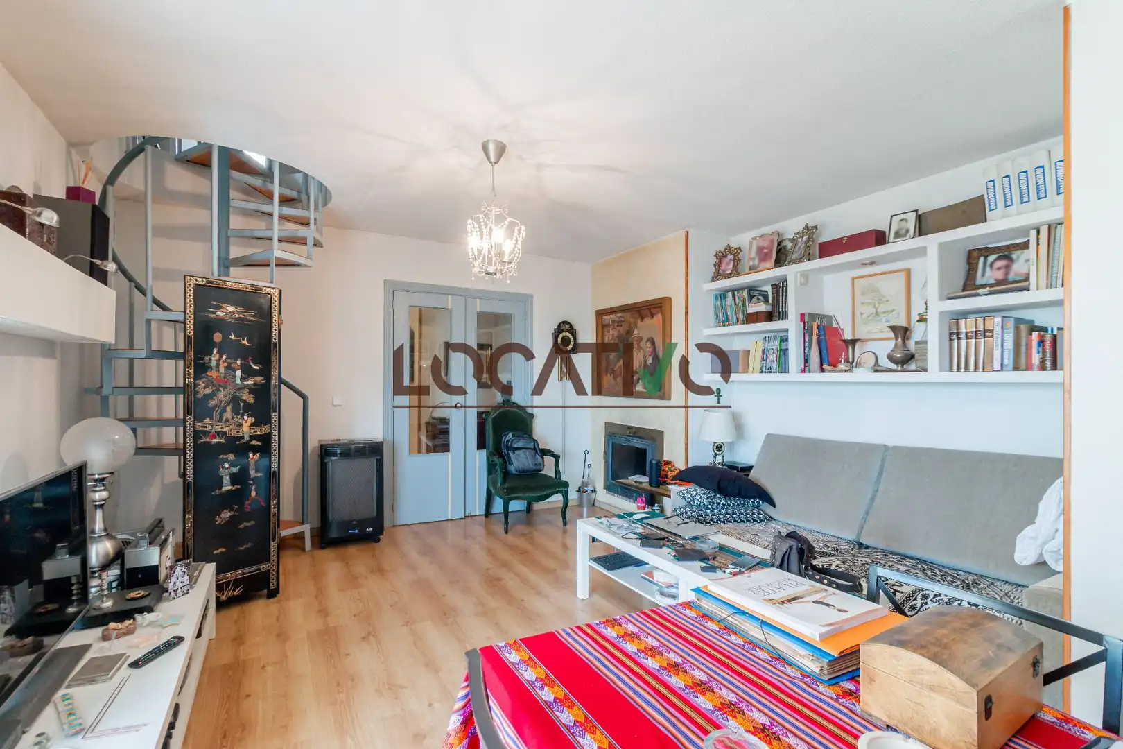 Sala d'estar de Dúplex en venda en Alpedrete amb Aire condicionat, Calefacció i Terrassa