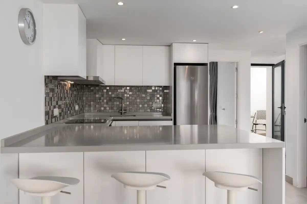 Cocina de Casa adosada en venta en Ojén con Terraza, Trastero y Piscina