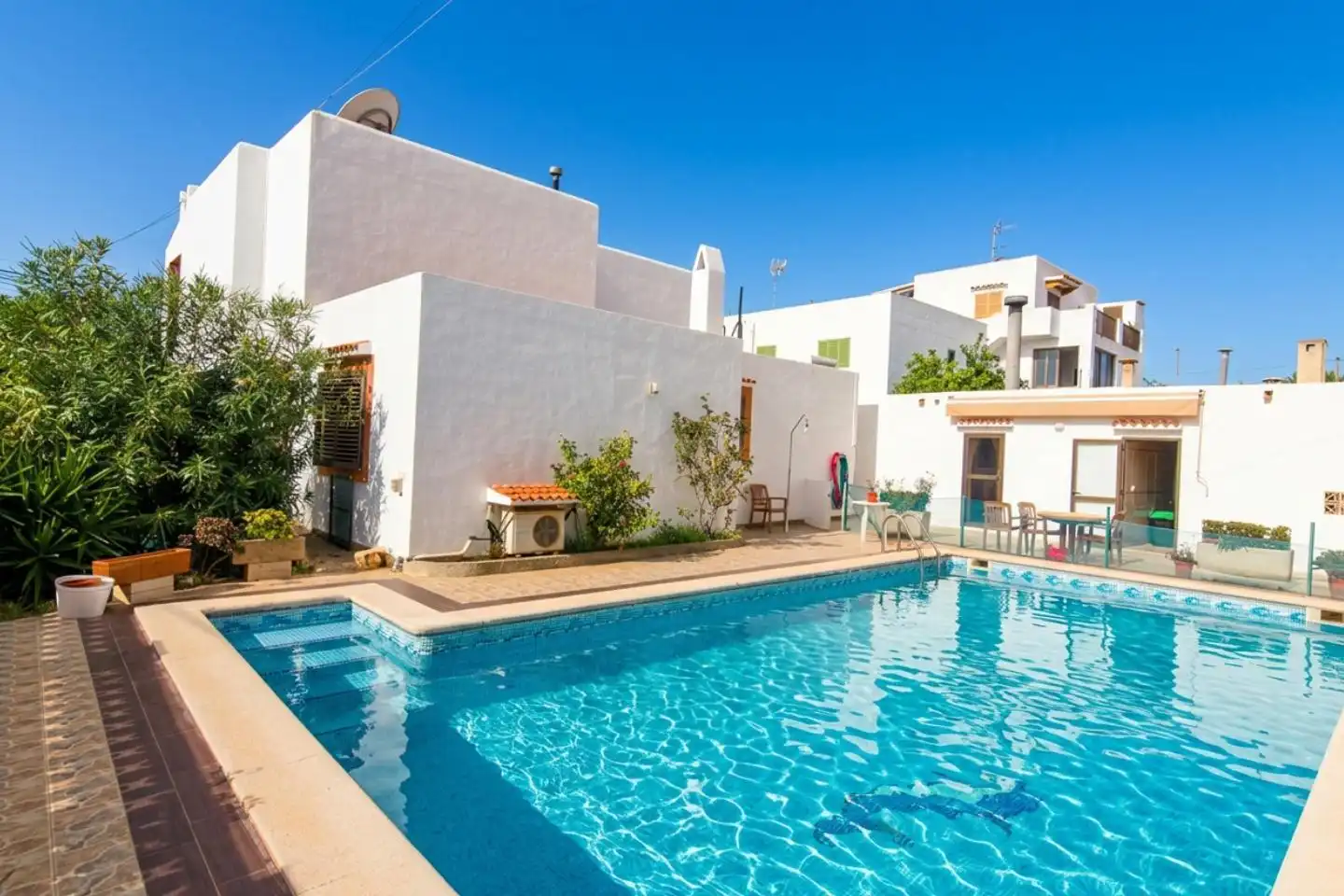 Swimming pool of Houses for sale in Santa Eulària des Riu  with Private garden, Terrace and Swimming Pool