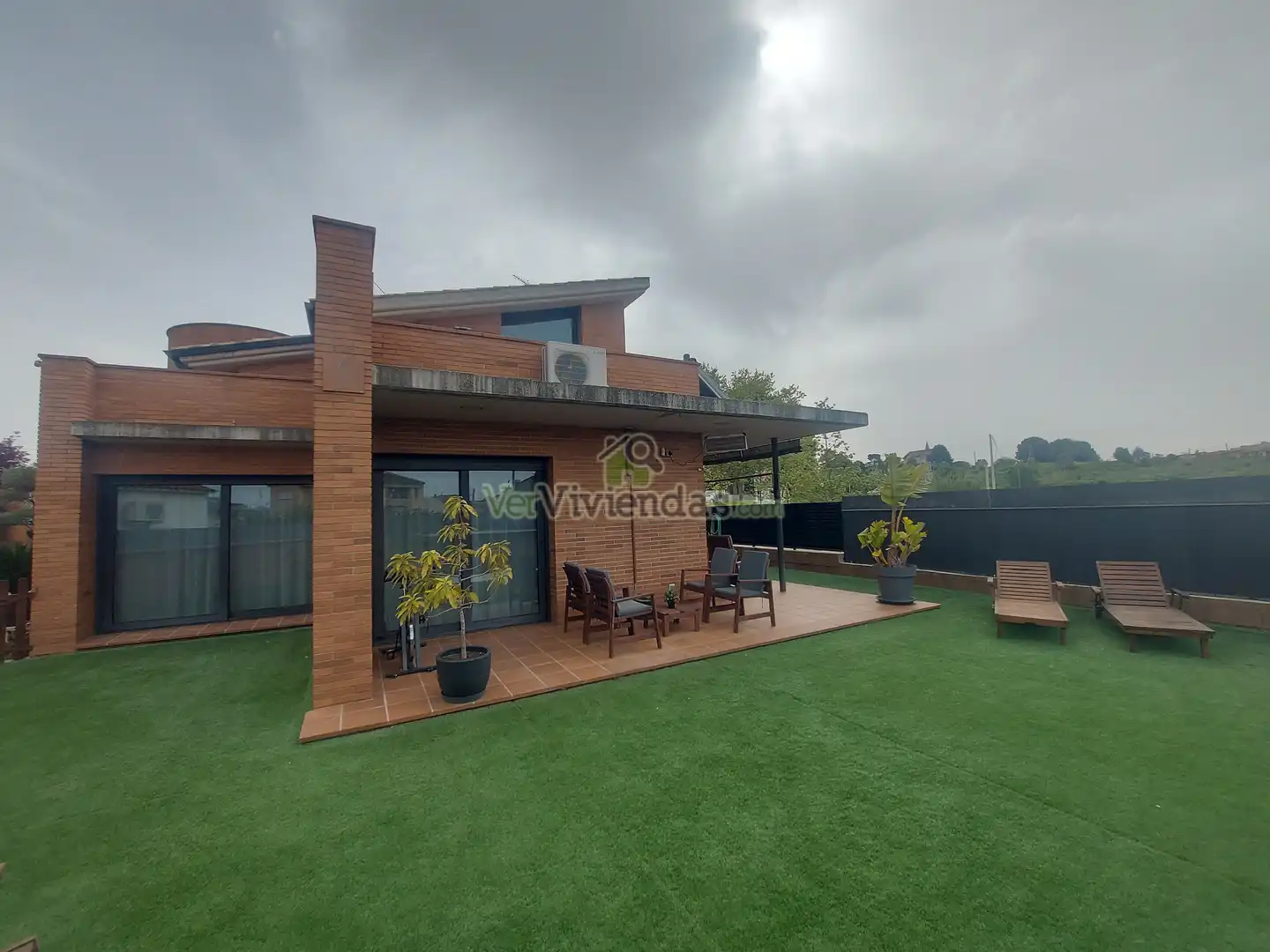 Terrassa de Casa o xalet en venda en Piera amb Aire condicionat, Calefacció i Jardí privat