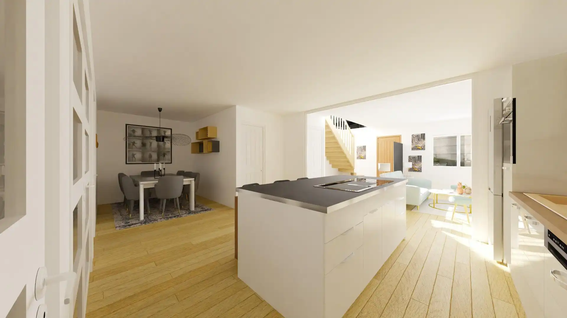 Cocina de Casa o chalet en venta en Figueruelas con Aire acondicionado, Calefacción y Jardín privado
