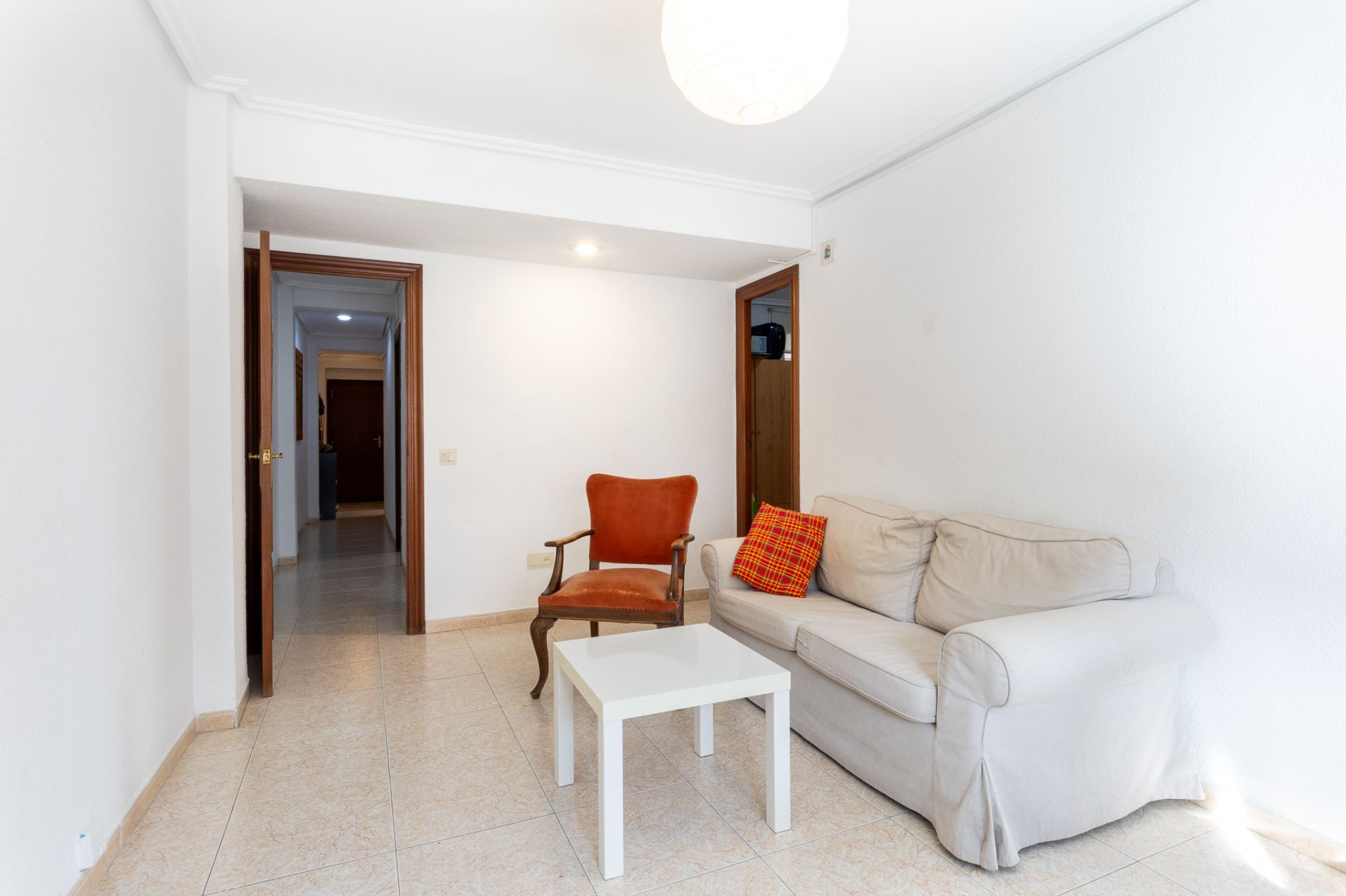 Living room of Flat for sale in  Valencia Capital  with Air Conditioner and Terrace