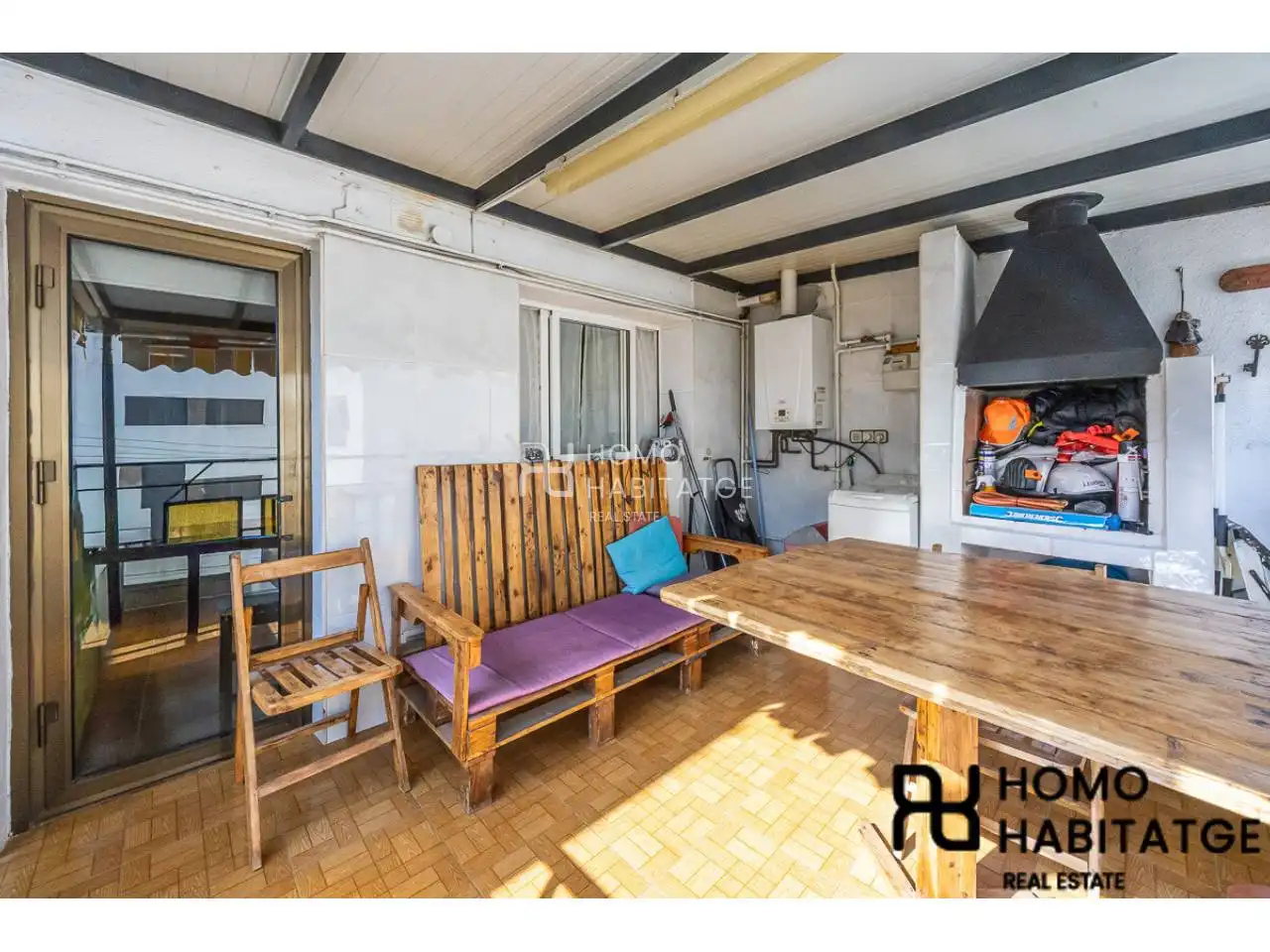 Exterior view of Flat for sale in Barberà del Vallès  with Heating, Parquet flooring and Terrace