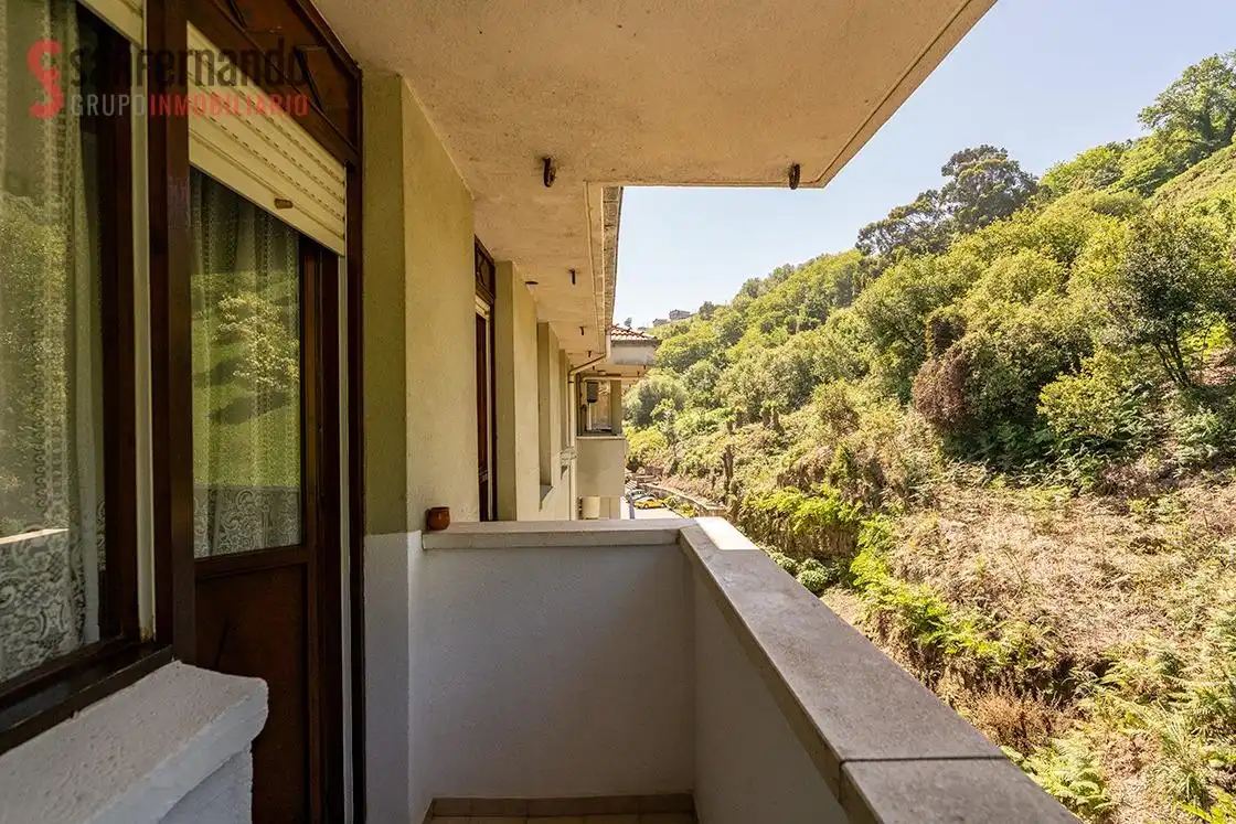 Balcony of Flat for sale in Suances  with Heating, Private garden and Furnished