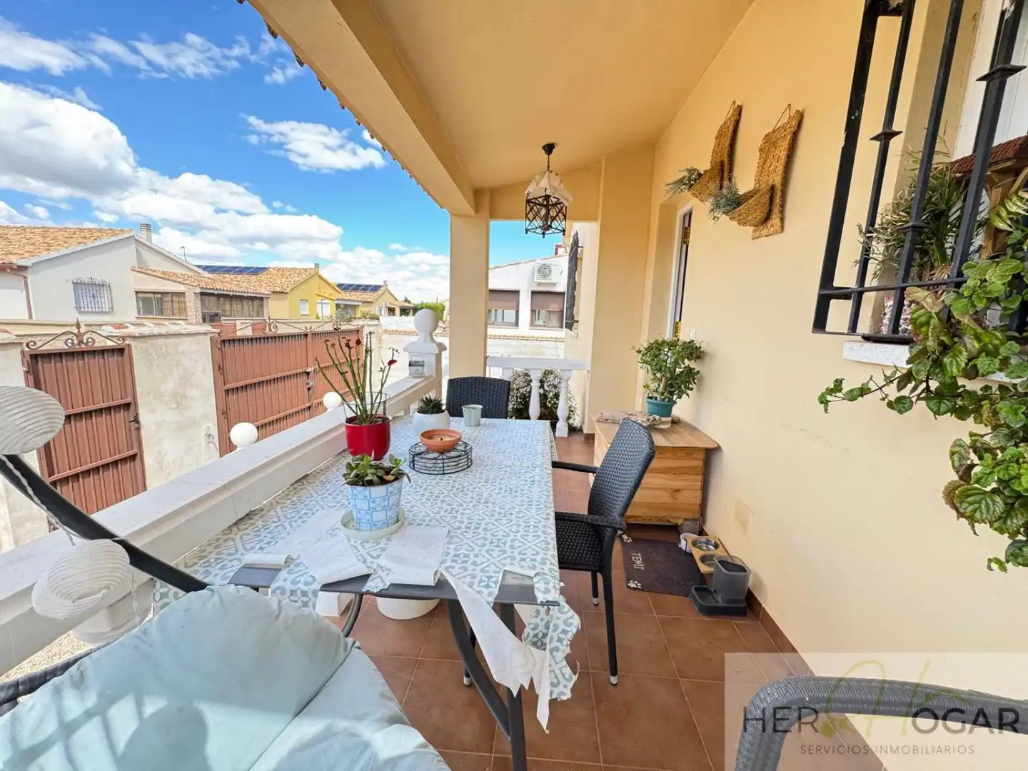 Terraza de Casa o chalet en venta en Burguillos de Toledo con Aire acondicionado, Calefacción y Jardín privado