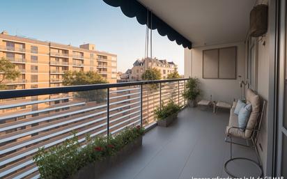 Terrace of Flat for sale in  Madrid Capital  with Heating, Terrace and Community pool