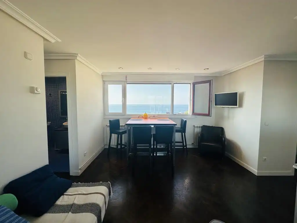 Dining room of Flat for rent in Donostia - San Sebastián   with Heating, Parquet flooring and Terrace