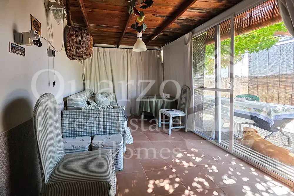 Terraza de Finca rústica en venta en Cáceres con Calefacción, Jardín privado y Trastero