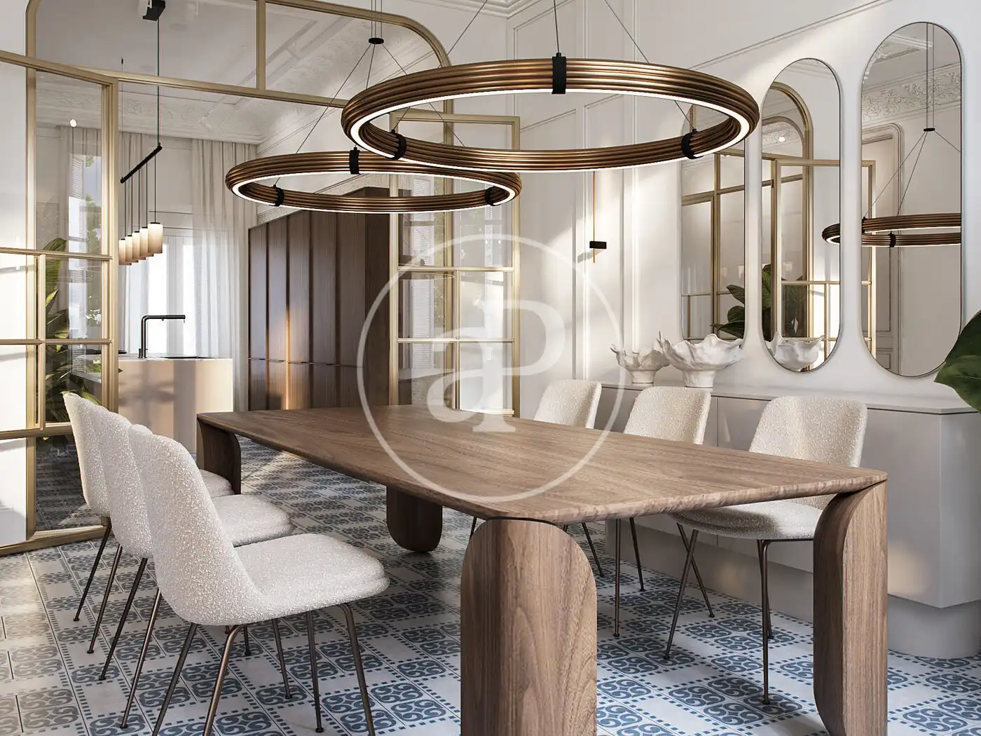 Menjador de Pis en venda en Barcelona amb Aire condicionat, Calefacció i Balcó