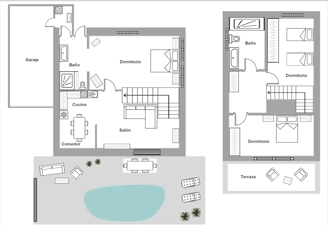 Haus oder Chalet zum Verkauf in L'Escala mit Klimaanlage, Privatgarten und Terrasse