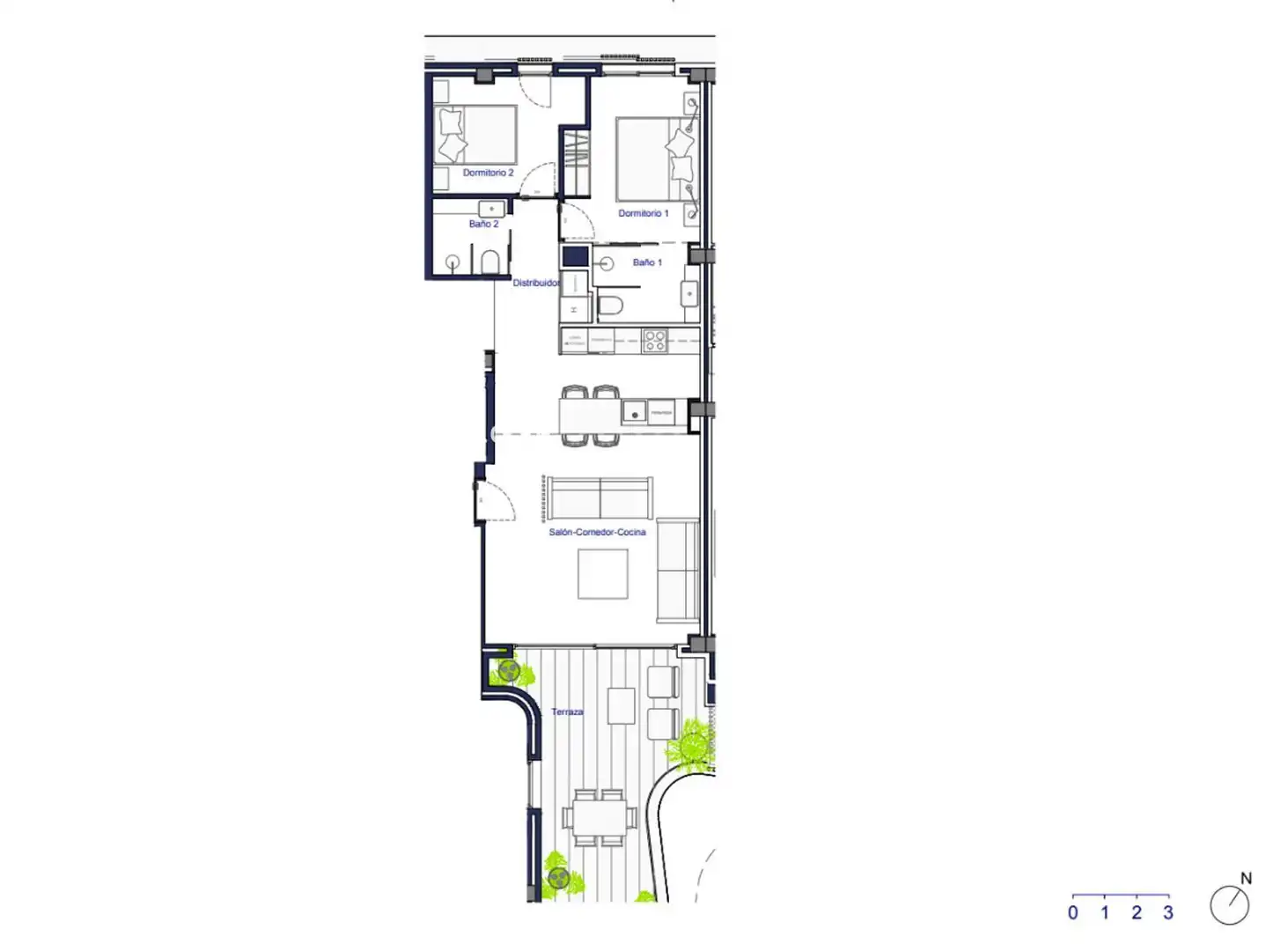 Wohnung mit Pool zum Verkauf in Joaquin Gadea, imagen 28
