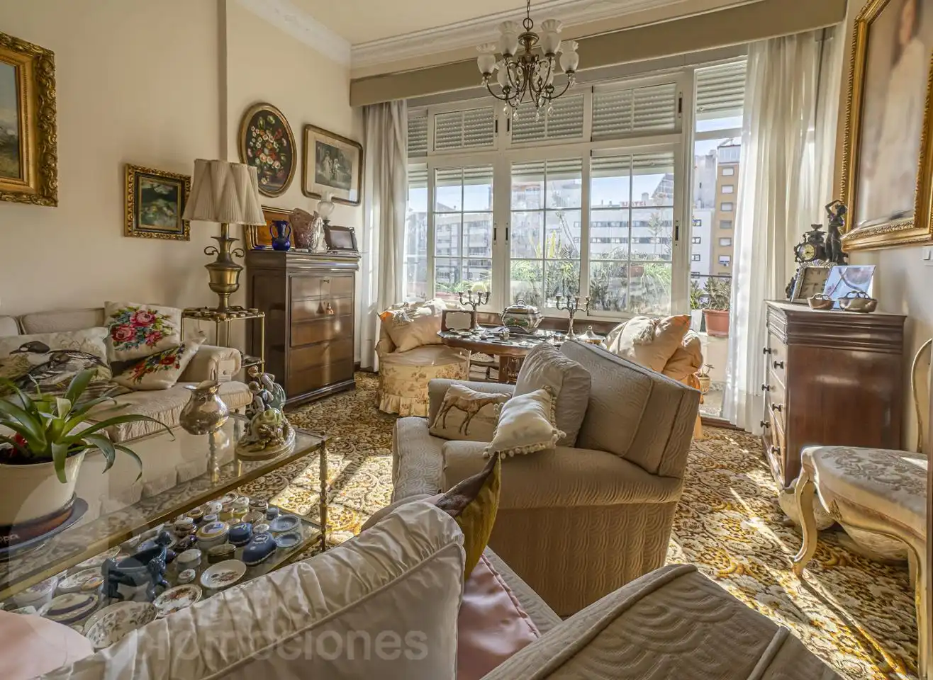 Sala de estar de Dúplex en venta en Málaga con Aire acondicionado y Parquet