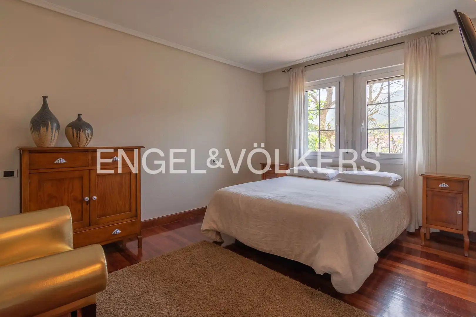 Schlafzimmer von Einfamilien-Reihenhaus zum Verkauf in Gamiz-Fika mit Heizung, Privatgarten und Terrasse