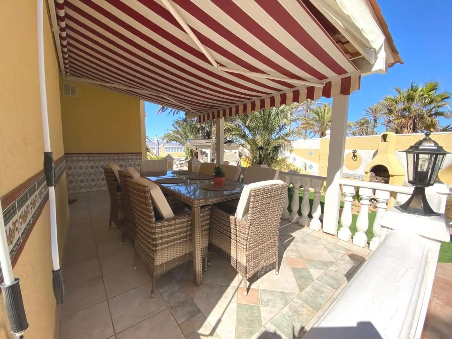 Terrasse von Haus oder Chalet zum Verkauf in La Manga del Mar Menor mit Klimaanlage, Heizung und Privatgarten