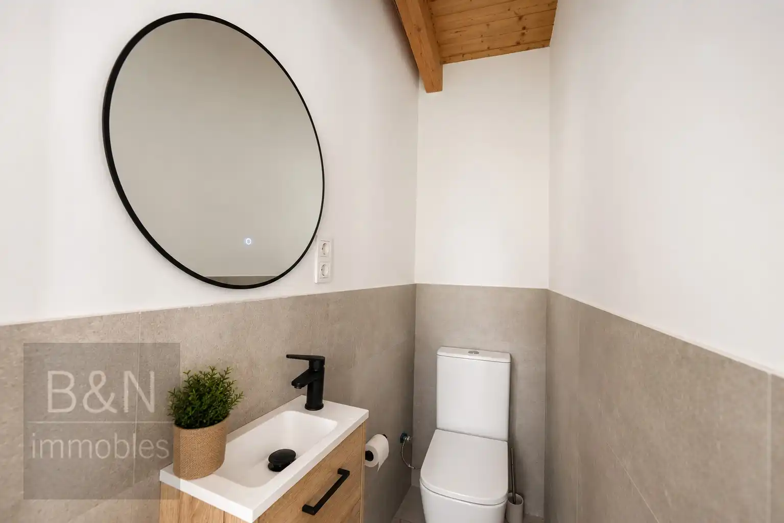 Baño de Casa o chalet en venta en Terrassa con Aire acondicionado, Calefacción y Terraza