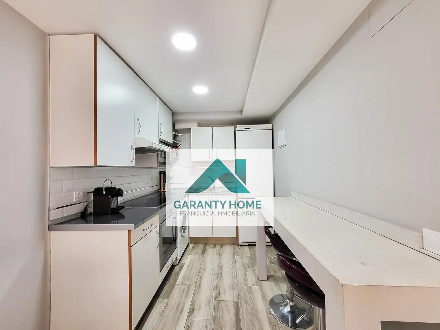 Cocina de Apartamento de alquiler en Villanueva de la Cañada con Aire acondicionado, Jardín privado y Terraza