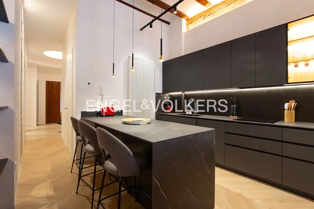 Cuina de Pis de lloguer en Valencia amb Aire condicionat, Calefacció i Parquet