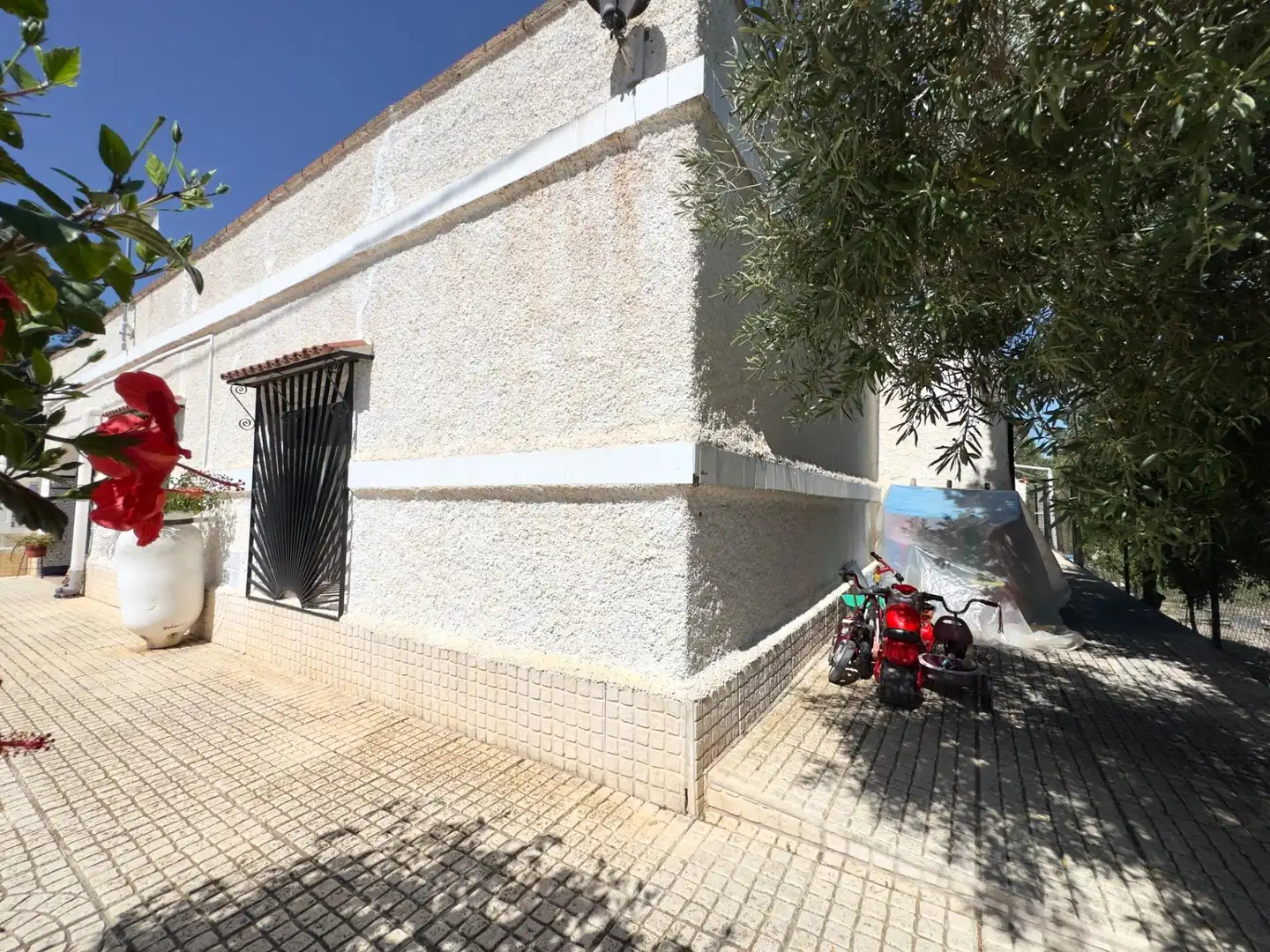 Vista exterior de Casa o chalet en venta en Aspe con Calefacción, Jardín privado y Terraza