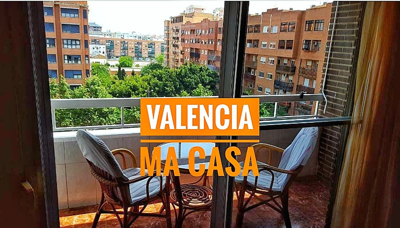Vista exterior de Pis de lloguer en  Valencia Capital amb Aire condicionat, Calefacció i Moblat