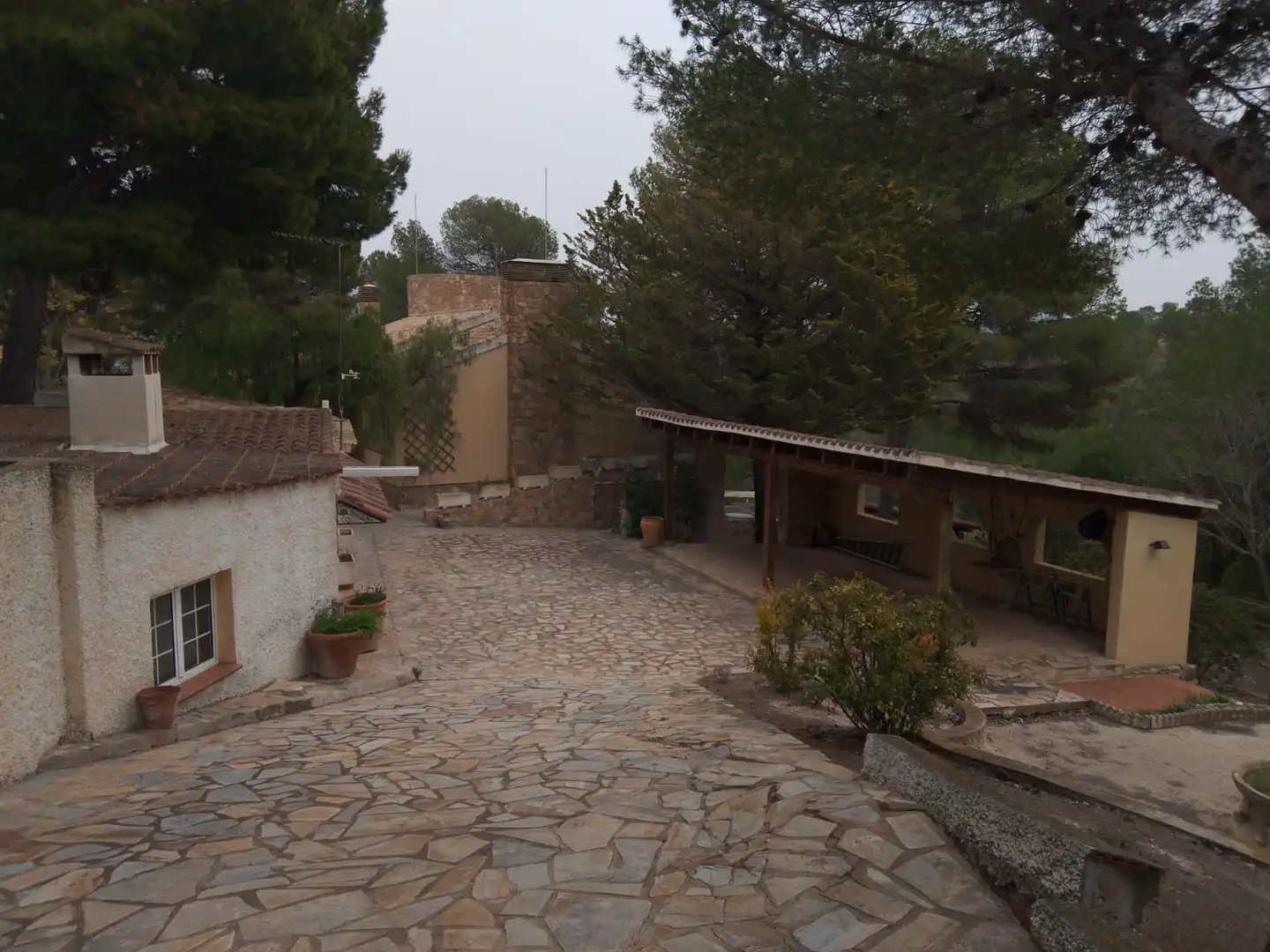 Vista exterior de Casa o xalet en venda en Tibi amb Calefacció, Jardí privat i Terrassa