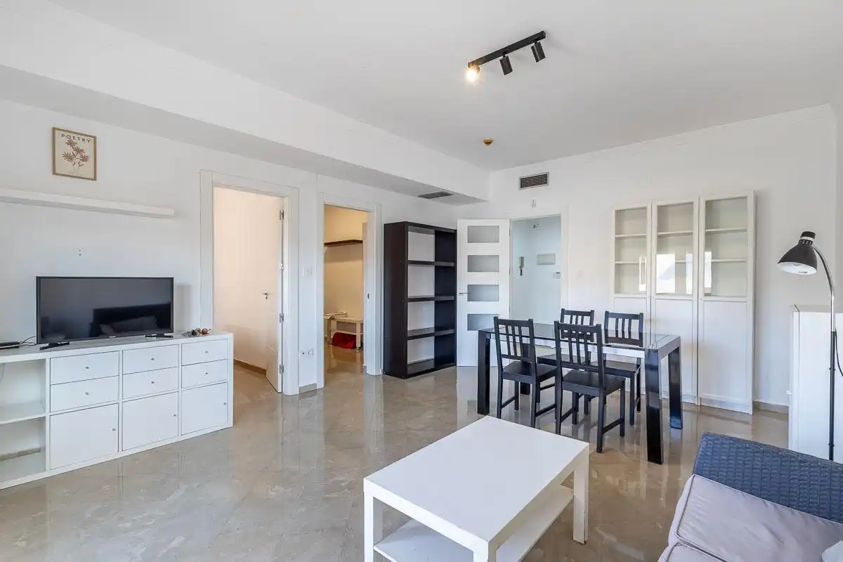 Living room of Flat for rent in Granada  with Air Conditioner and Community pool