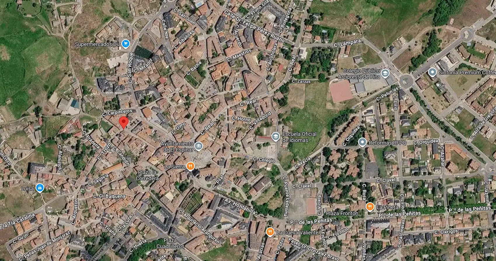 Vista exterior de Piso en venta en El Espinar