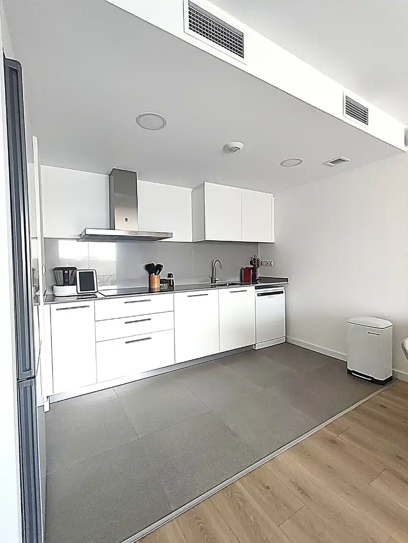 Küche von Wohnung zum Verkauf in Abrera mit Klimaanlage, Heizung und Parkett