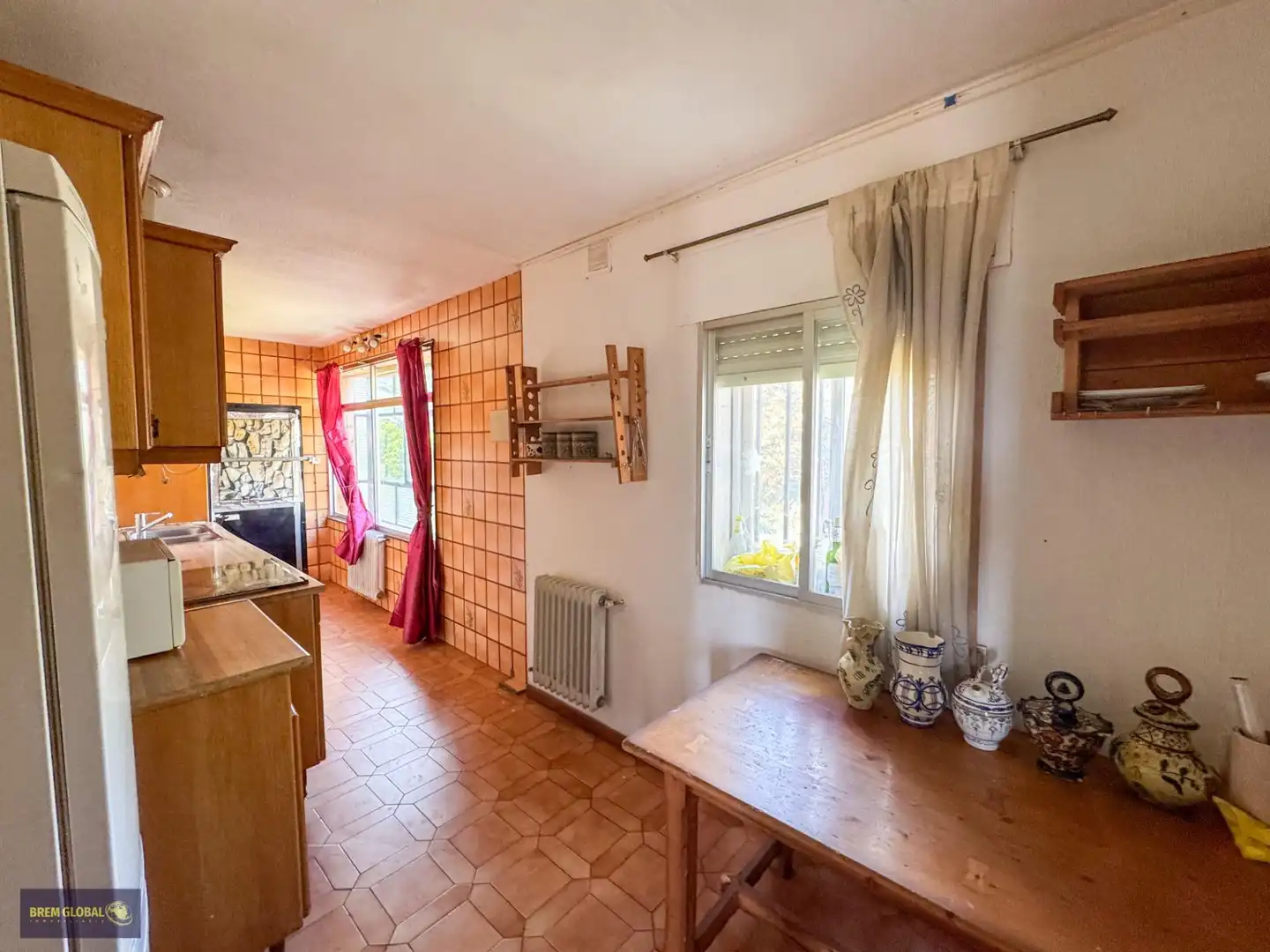 Cuina de Casa o xalet en venda en Valdemanco amb Jardí privat, Terrassa i Traster