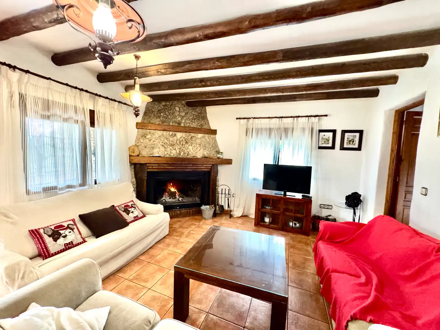 Living room of Houses for sale in Alpujarra de la Sierra  with Heating, Private garden and Terrace