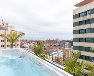Swimming pool of Attic for sale in  Valencia Capital  with Air Conditioner, Heating and Terrace