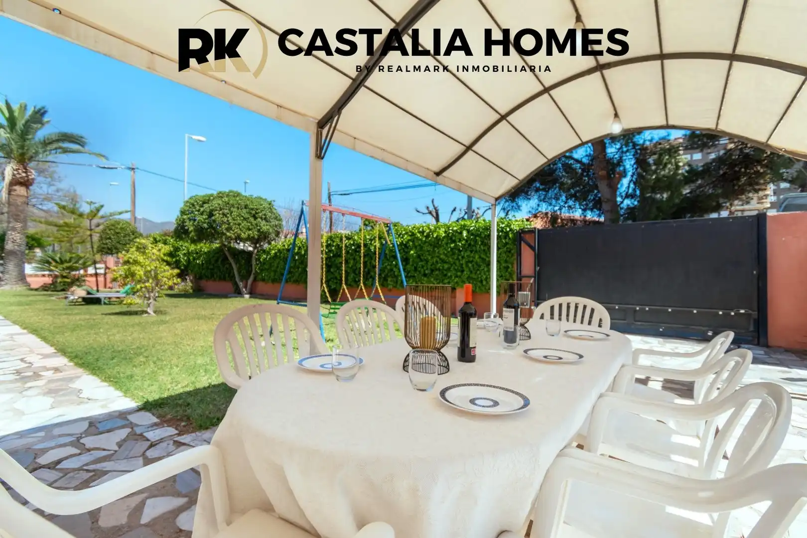 Jardín de Casa o chalet en venta en Benicasim / Benicàssim con Calefacción, Jardín privado y Terraza