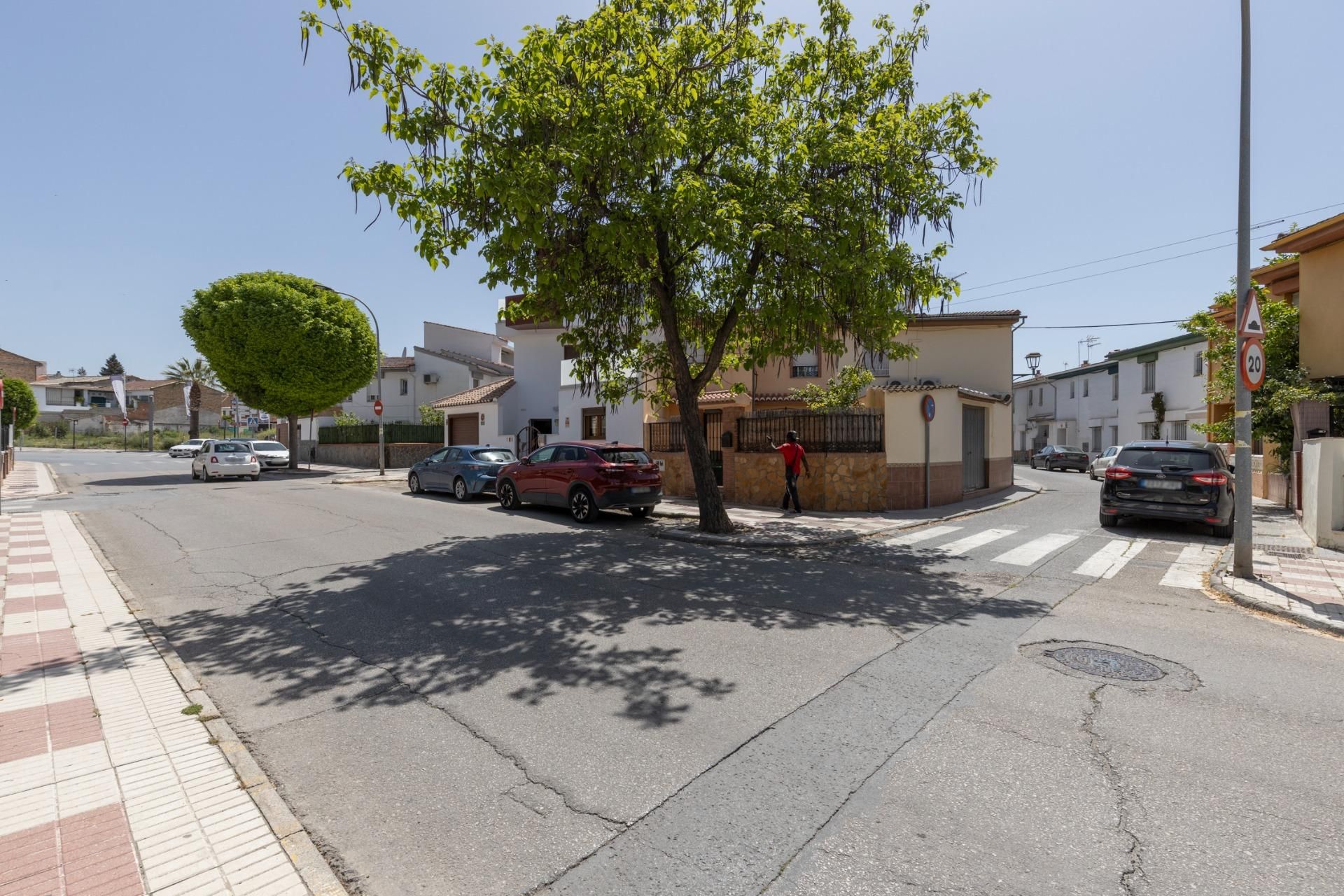 Vista exterior de Casa adosada en venta en Maracena con Aire acondicionado, Parquet y Trastero