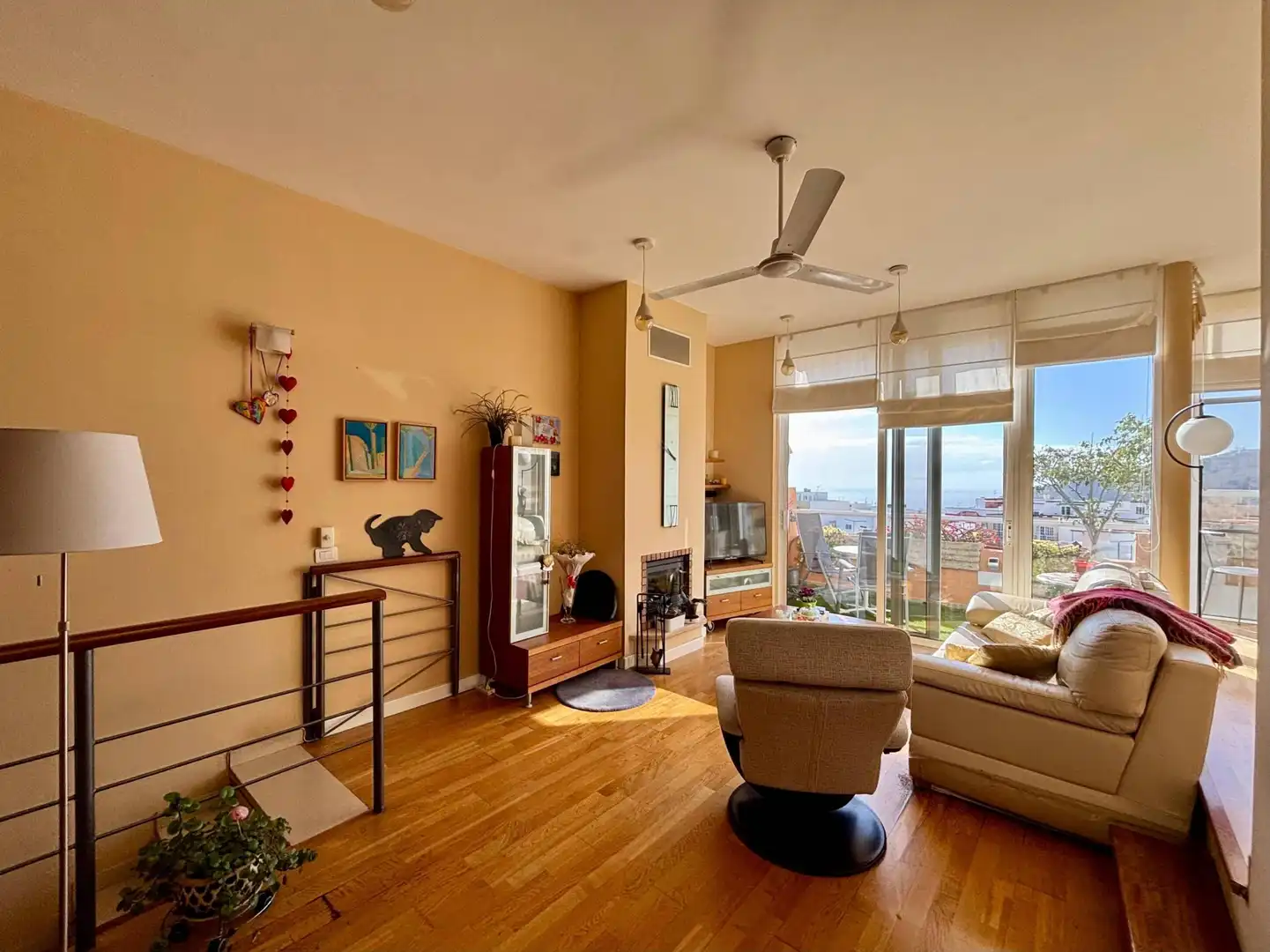 Sala de estar de Ático en venta en Güímar con Parquet, Terraza y Balcón