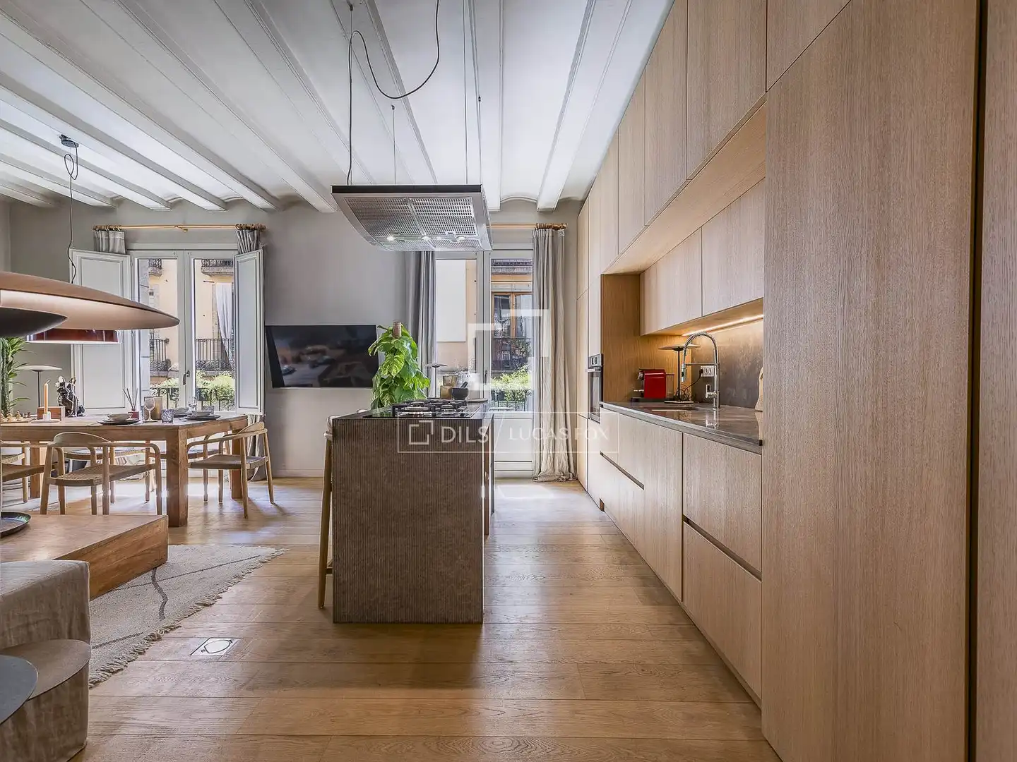 Cocina de Piso en venta en Barcelona con Aire acondicionado, Amueblado y Balcón
