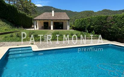 Exterior view of House or chalet for sale in Sant Llorenç de la Muga  with Air Conditioner, Terrace and Swimming Pool